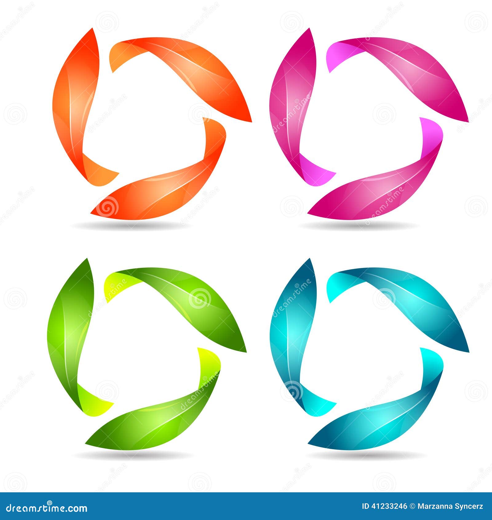 Abstract Colorful Signs Stock Vector Illustration Of Shapes 41233246