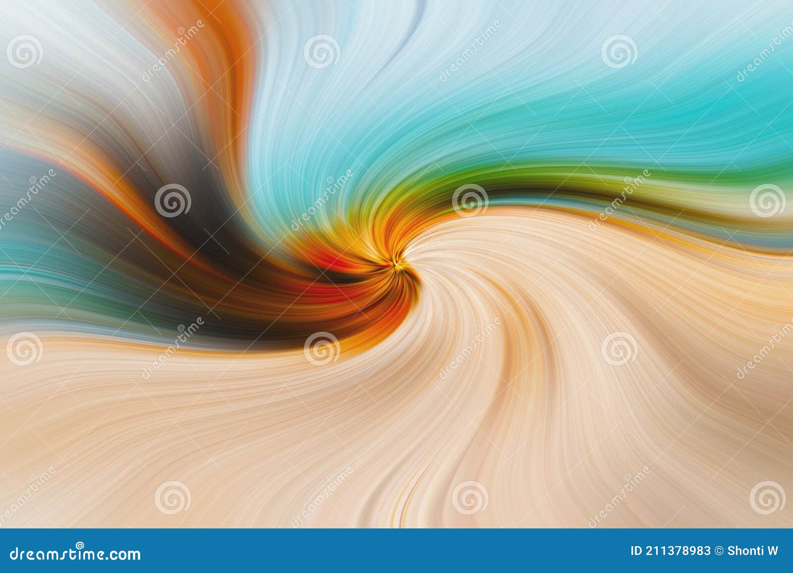 abstract colorful twirl effect background