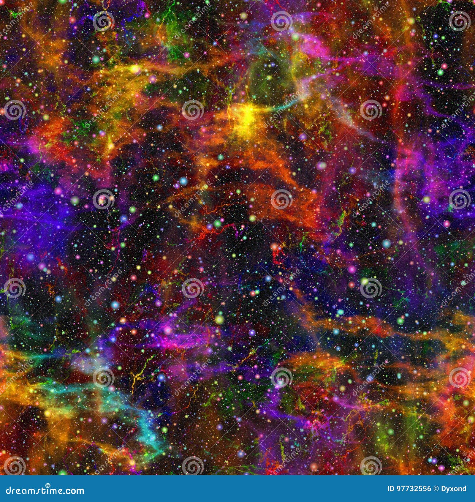 Download Abstract Colorful Universe Nebula Night Starry Sky Multicolor Outer Space Galactic Texture Background Seamless Illustration Stock Illustration Illustration Of Background Light 97732556