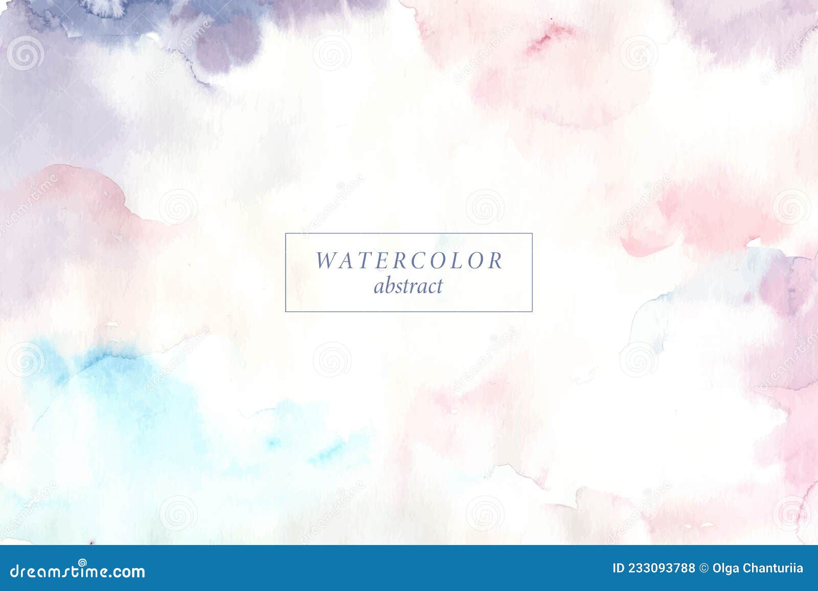 abstract colorful watercolor background. pale, pastel, soft colors. watercoor wash. pink, violet, blue colors.