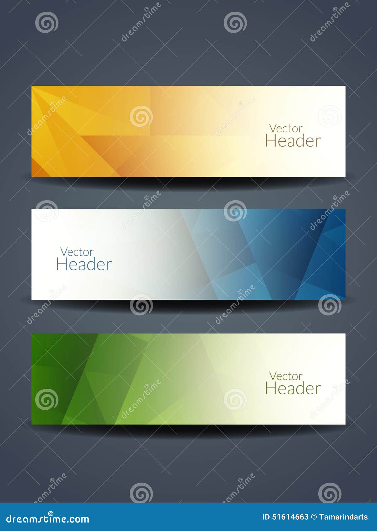 abstract colorful web header s.