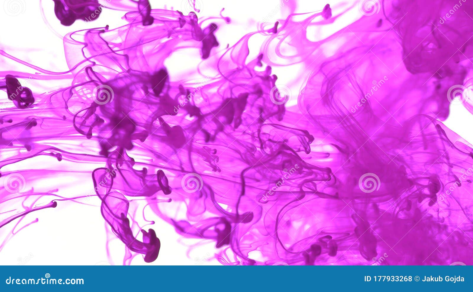 Abstract Coloured Ink in Water Stock Photo Image of aqua, color 177933268