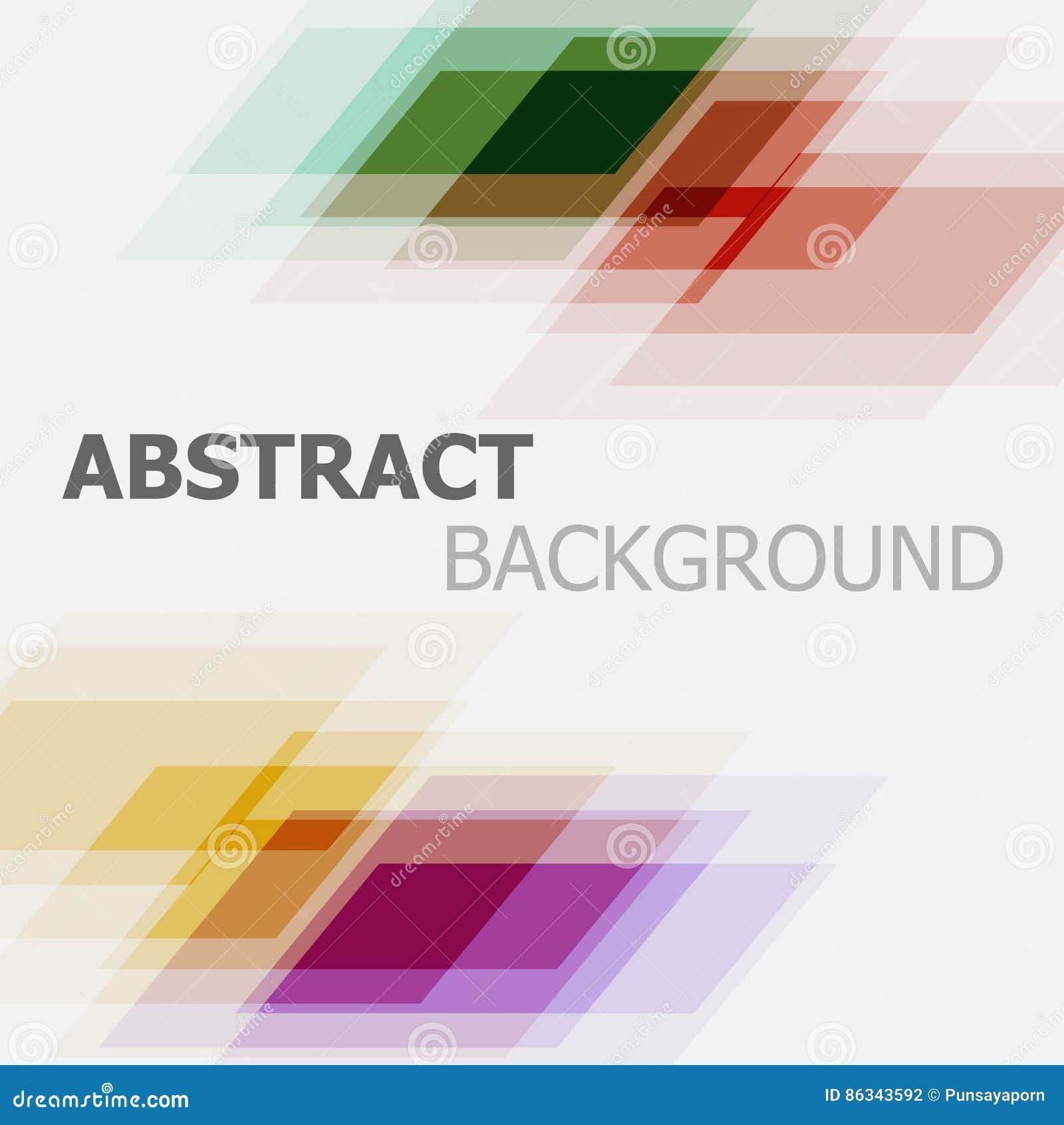 Abstract Colourful Business Banner Background Stock Vector