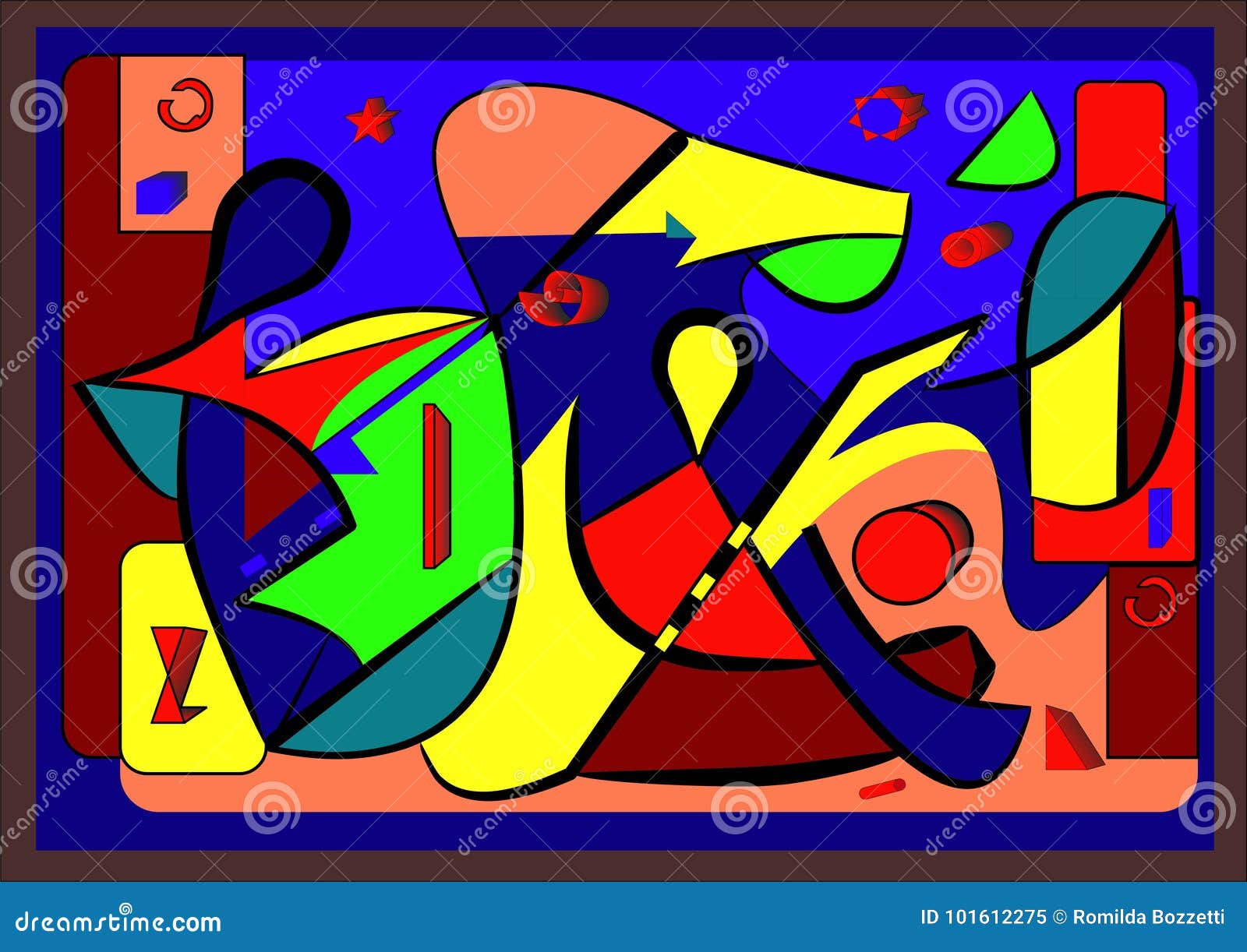 abstract colorful background,fancy curved s blue green yellow