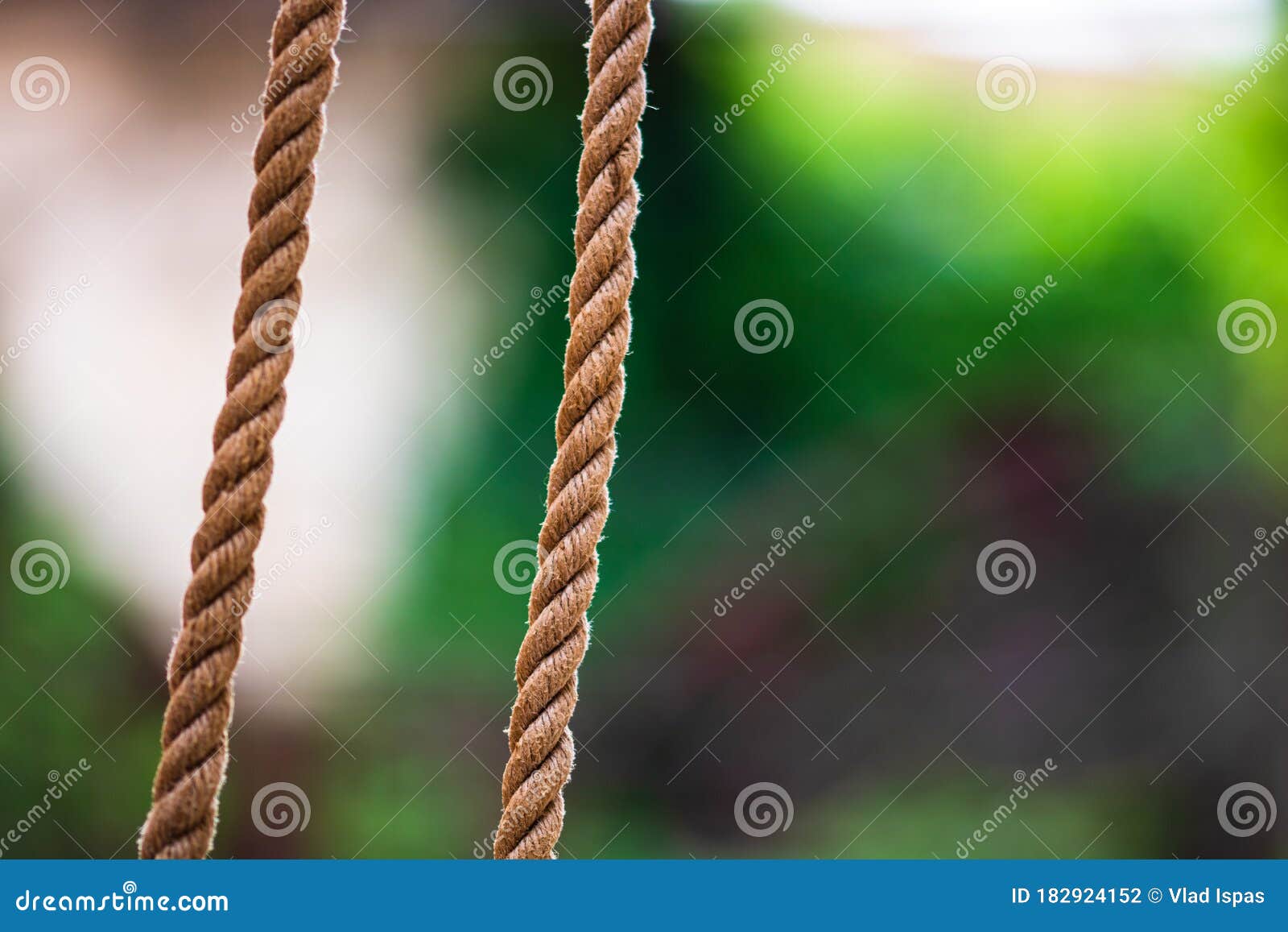 Abstract Composition, Texture of Thick and Strong Hanging Rope