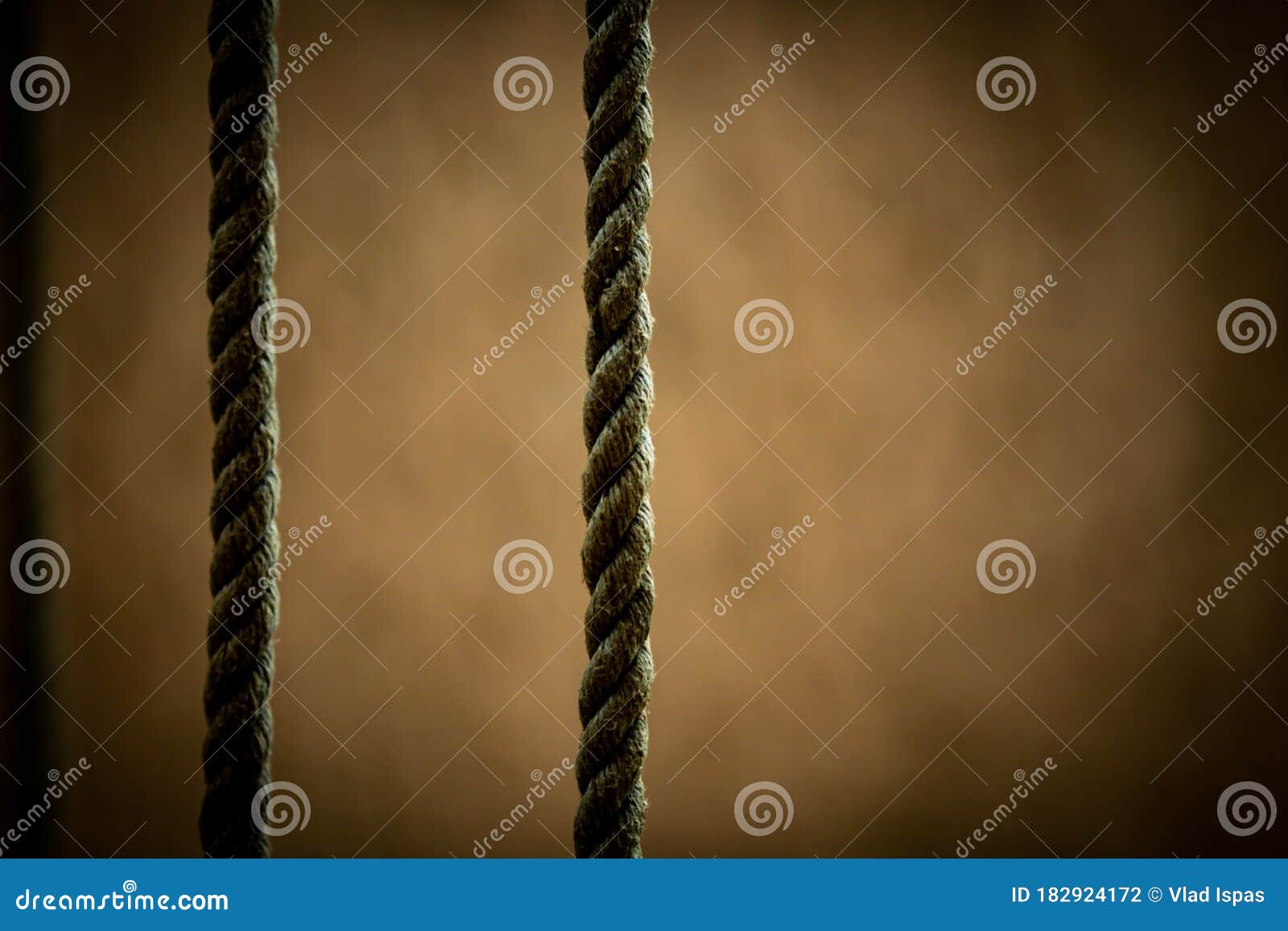 Abstract Composition, Texture of Thick and Strong Hanging Rope