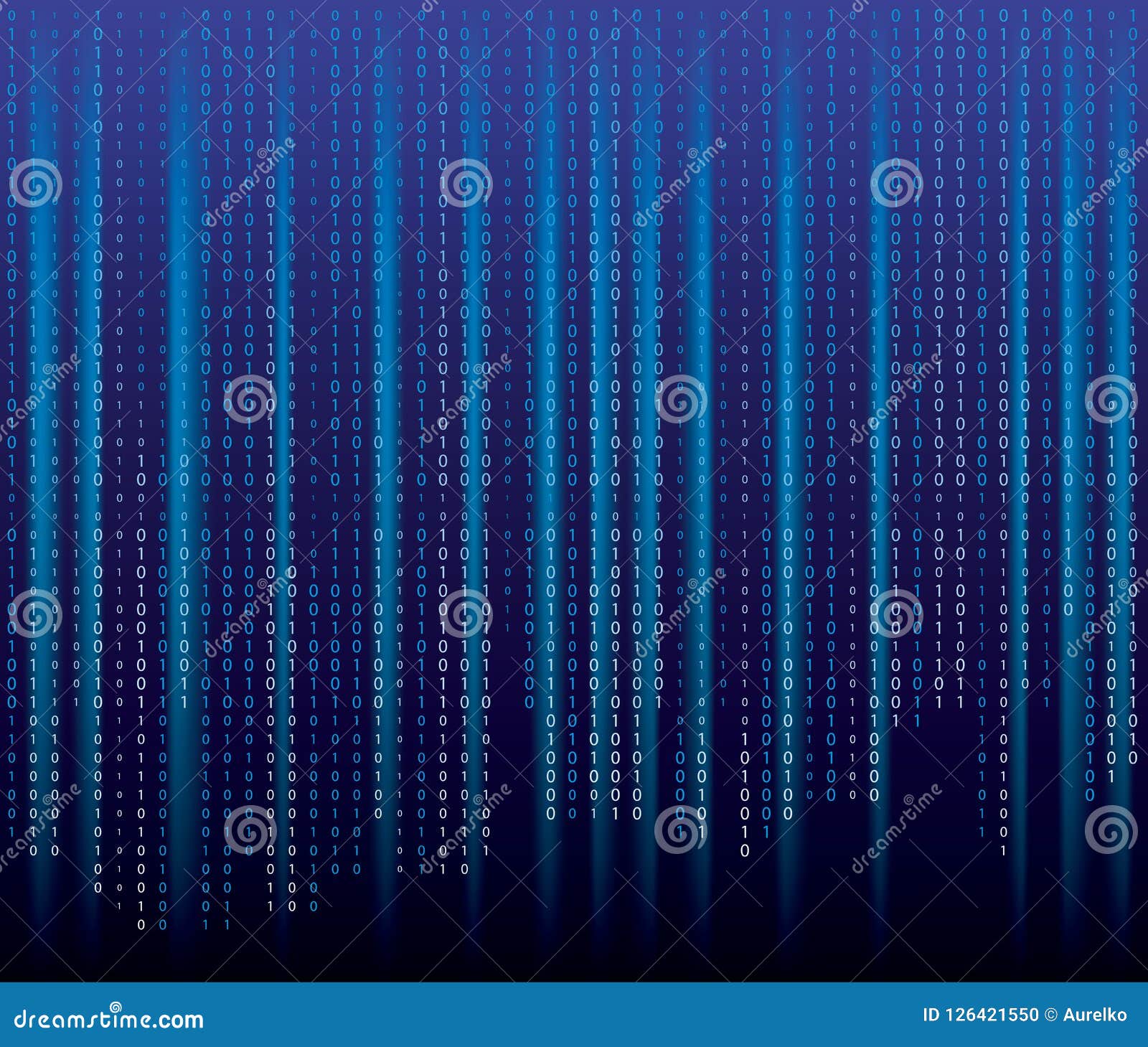 Binary code blues stock vector. Illustration of program - 126421550
