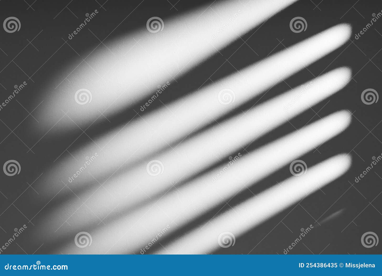 Sunlight Shadow On The Wall From The Louver Window RoyaltyFree Stock