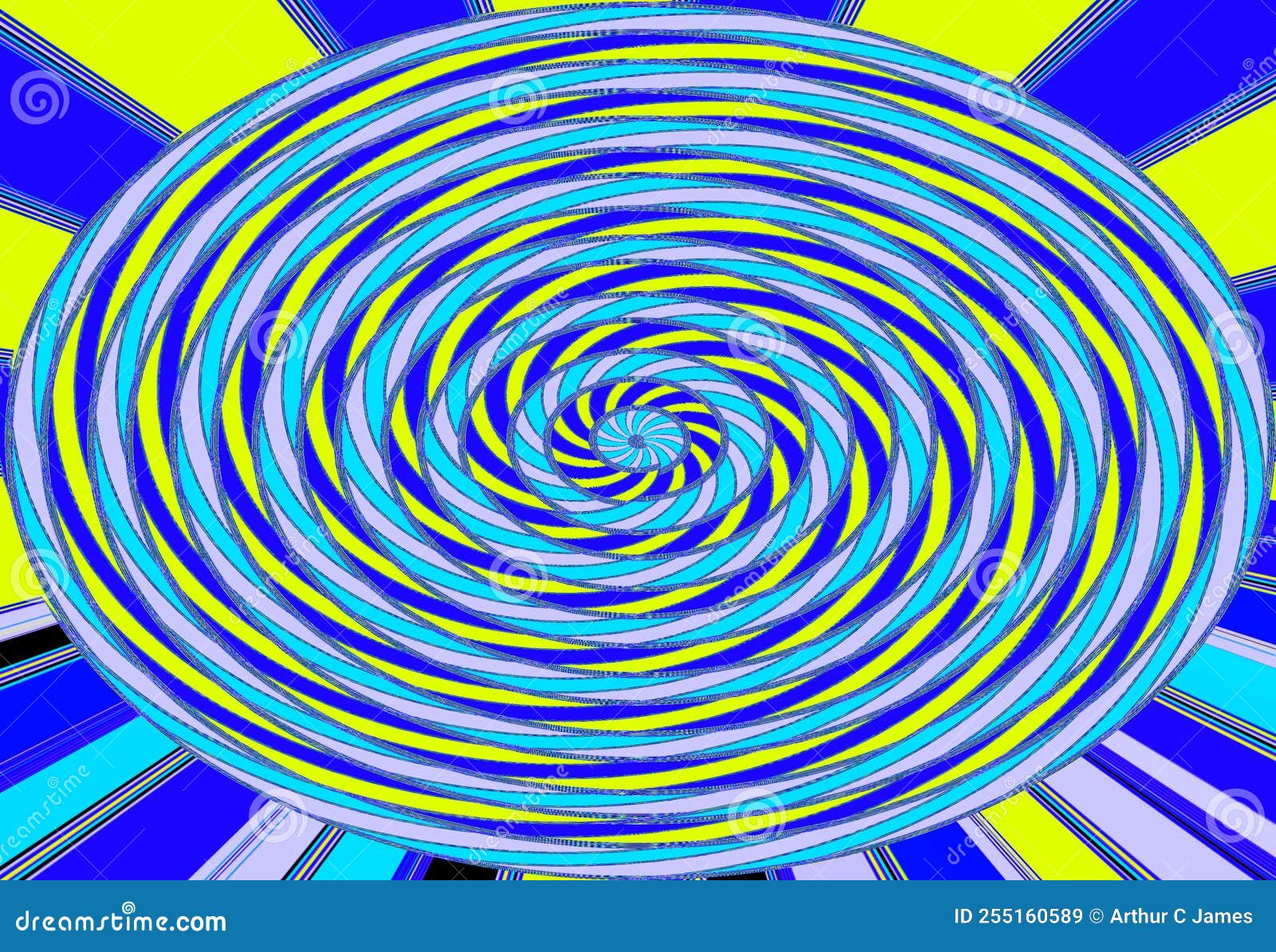 Abstract and Contemporary Digital Art Circle Style Pattern Design Stock