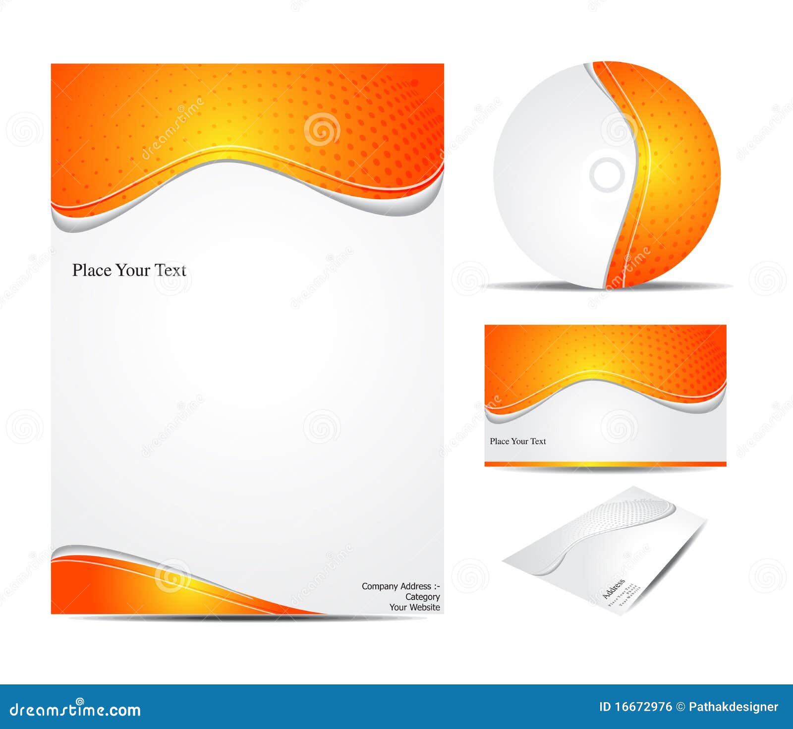 abstract corporate id template stock vector illustration of free id templates