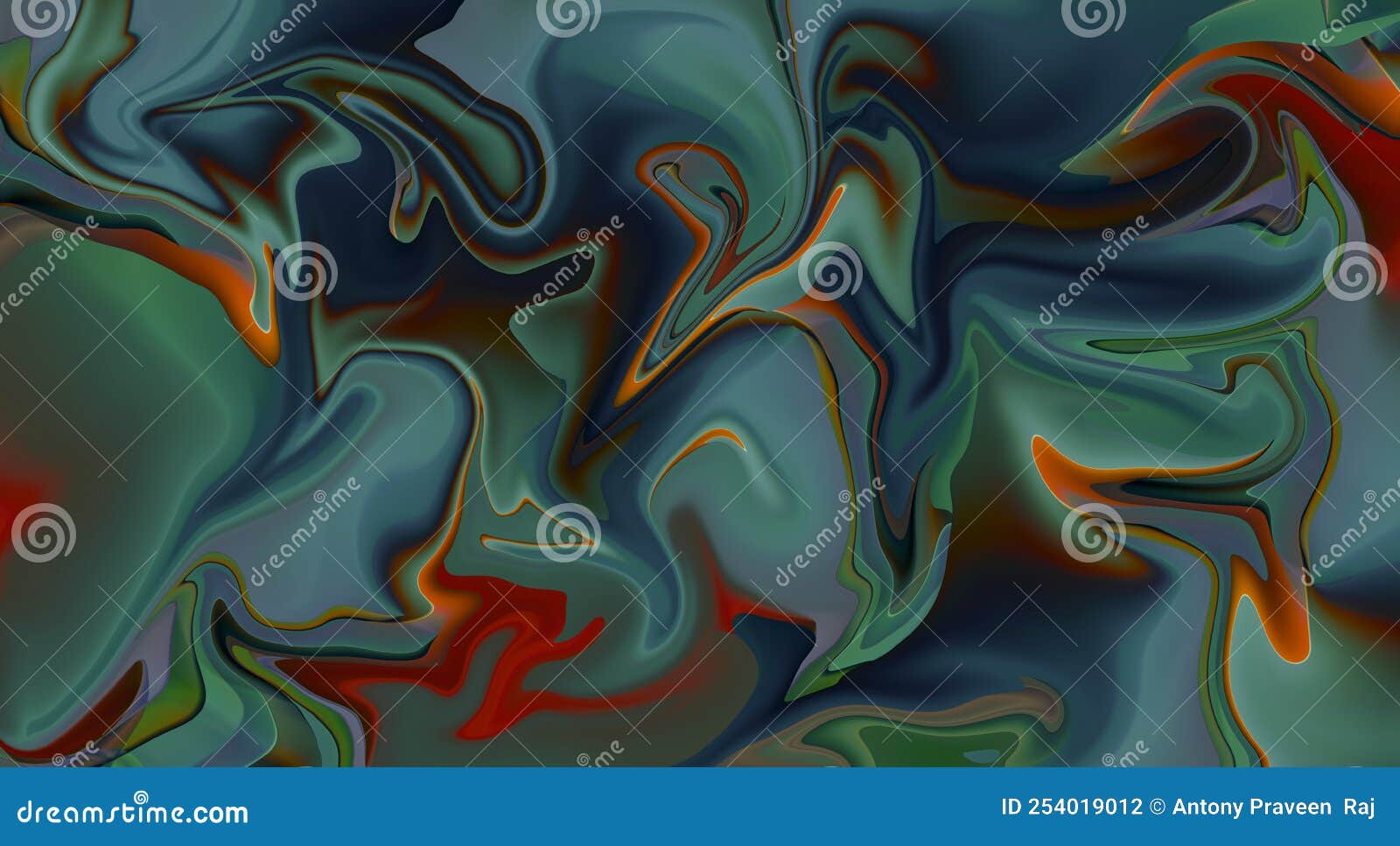 Fluid Art Background, Abstract Creative Design, Marble Texture