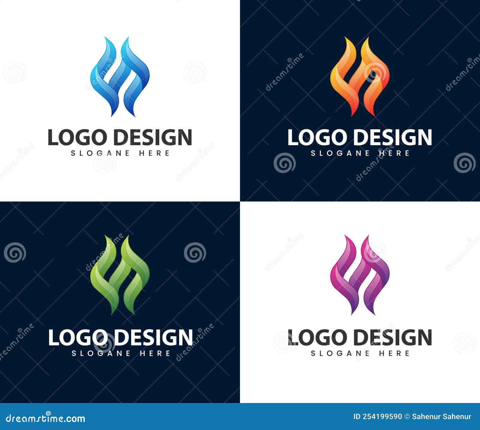 Abstract Creative Fire Flame Logo Design. Fire Flame Logo Vector