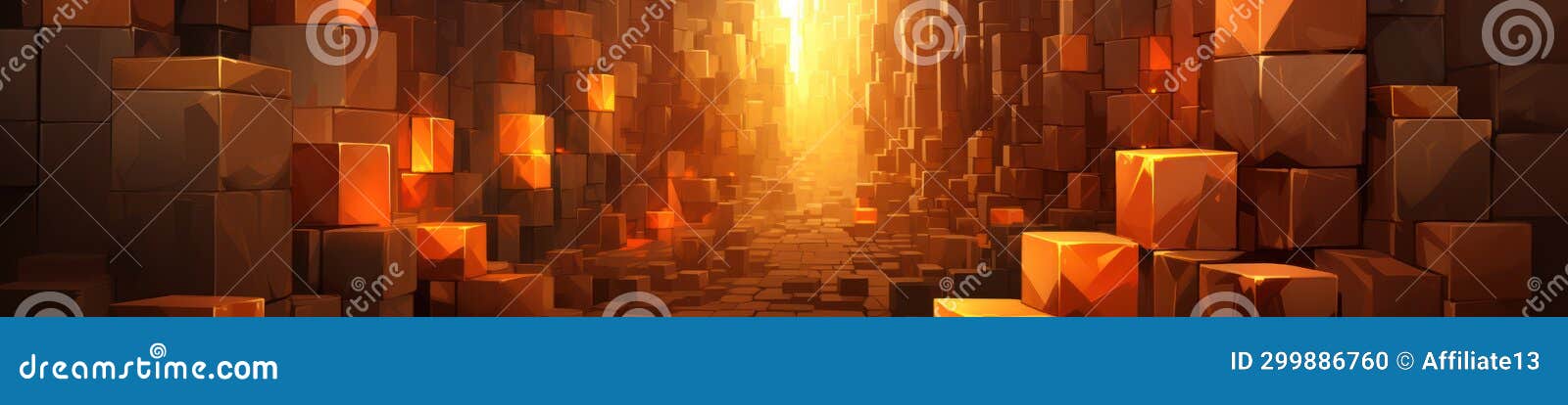 abstract cubes with lights in the background in the style of highly detailed geometric, dark color and light glows, vray tracing