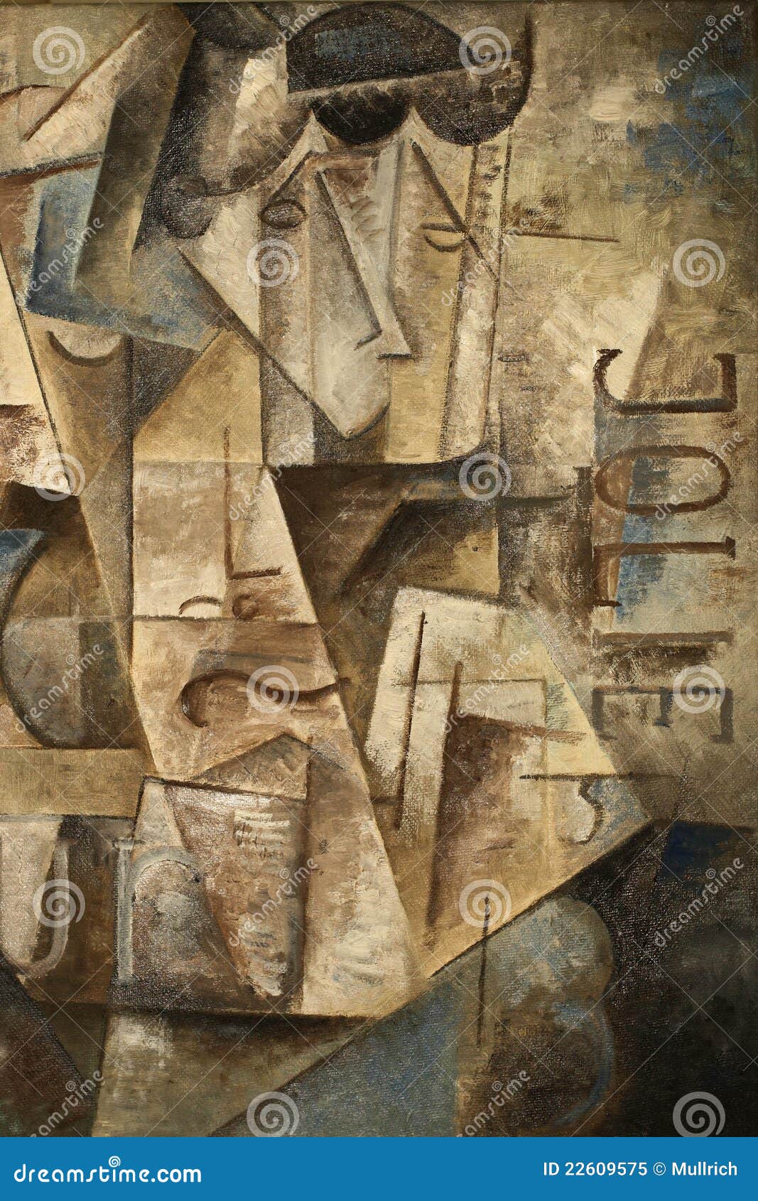 Abstract Cubism Oil Painting Royalty Free Stock Photo - Image: 22609575