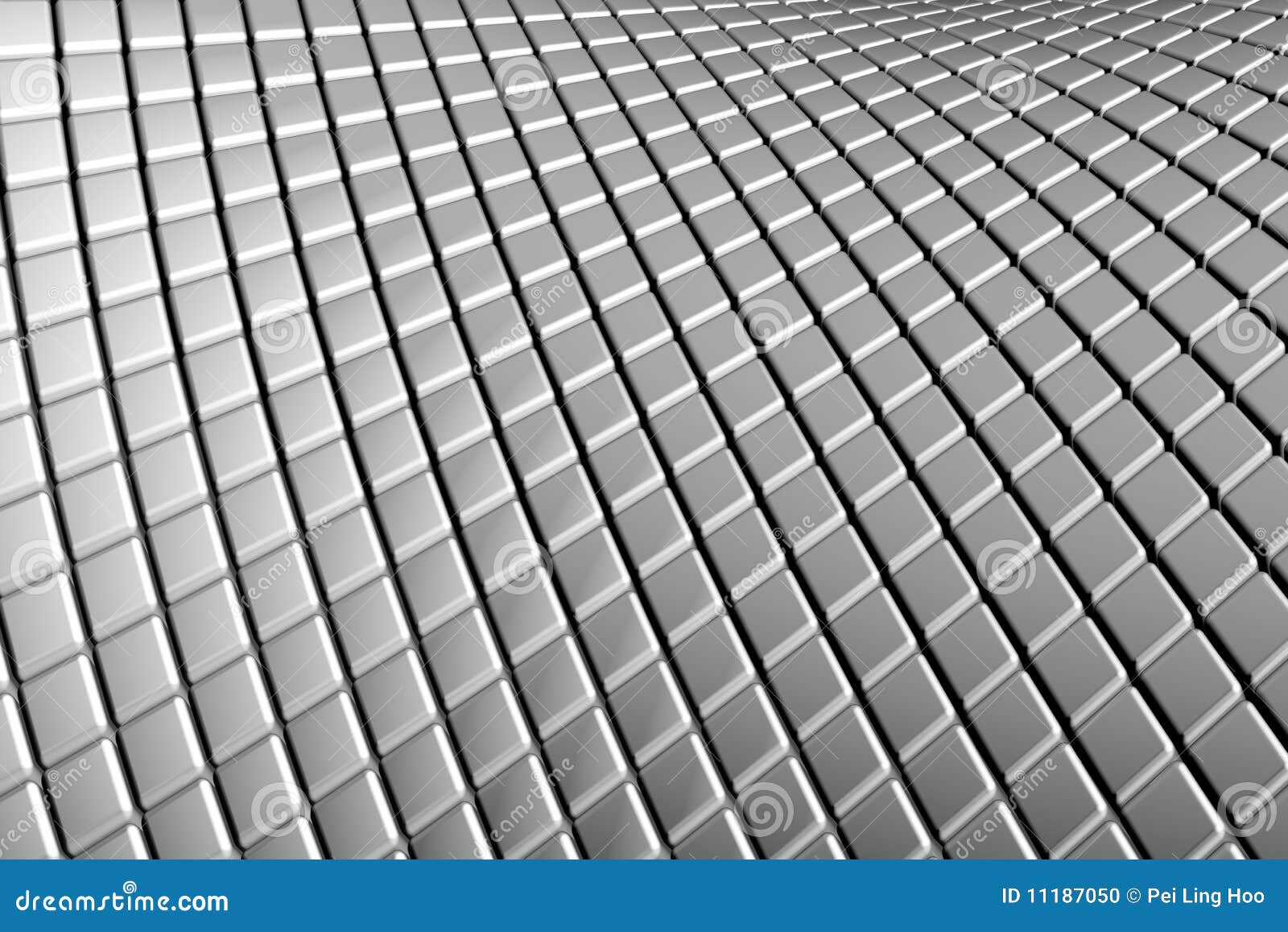 Abstract Curve Tiles Aluminum Background Stock Illustration
