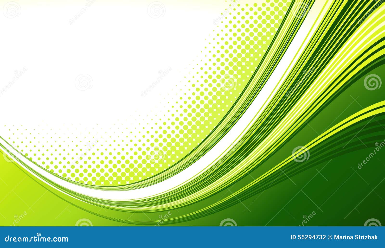 Abstract Curved Lines Background. Template Stock Vector - Illustration ...