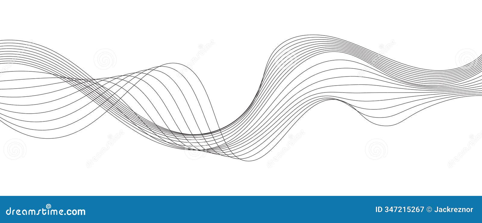 abstract curved lines of fluid motion