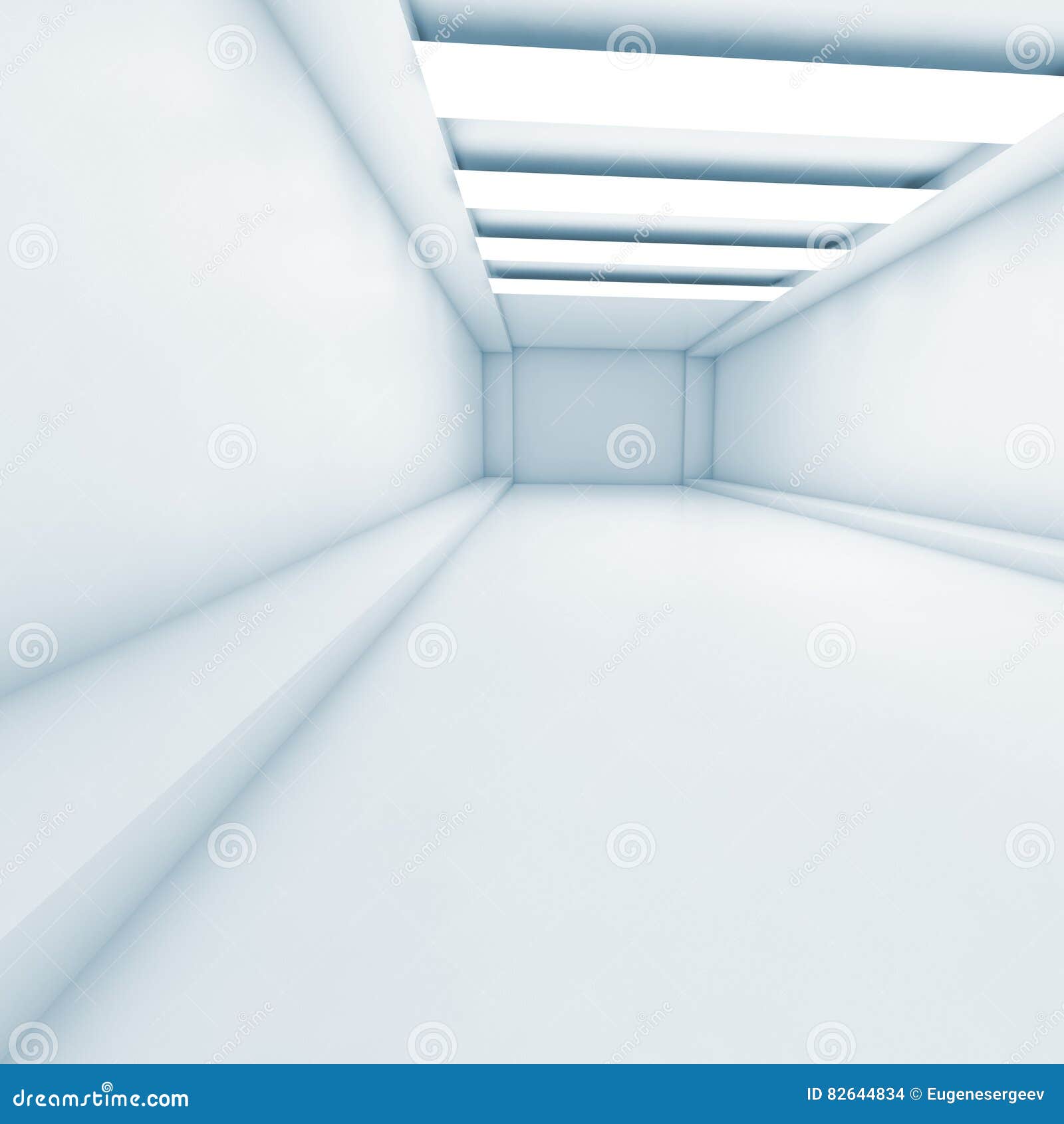 Abstract 3 D Architectural Background Stock Illustration