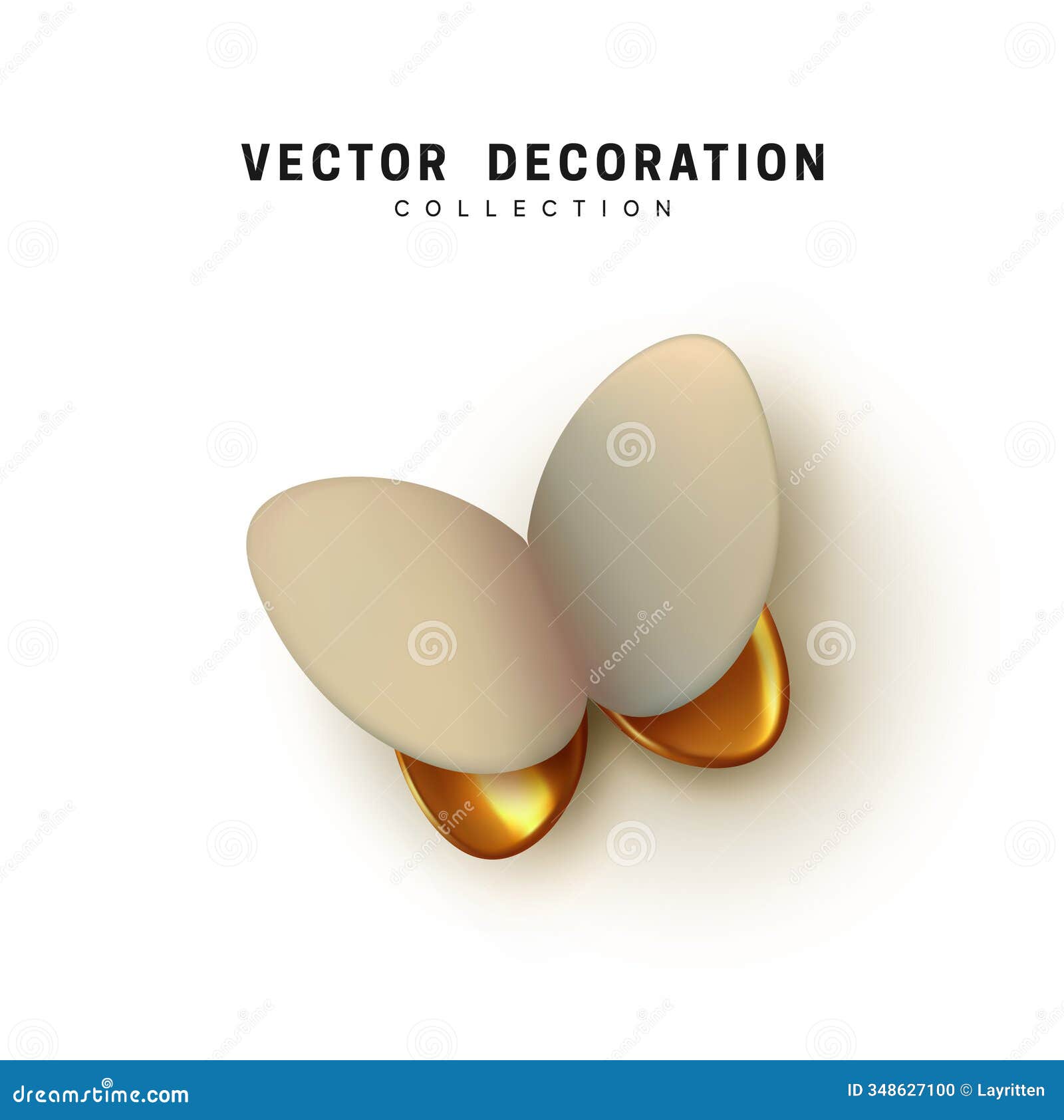abstract 3d butterfly.  elegant butterflies. insects moth volume . natural  s. gray and golden