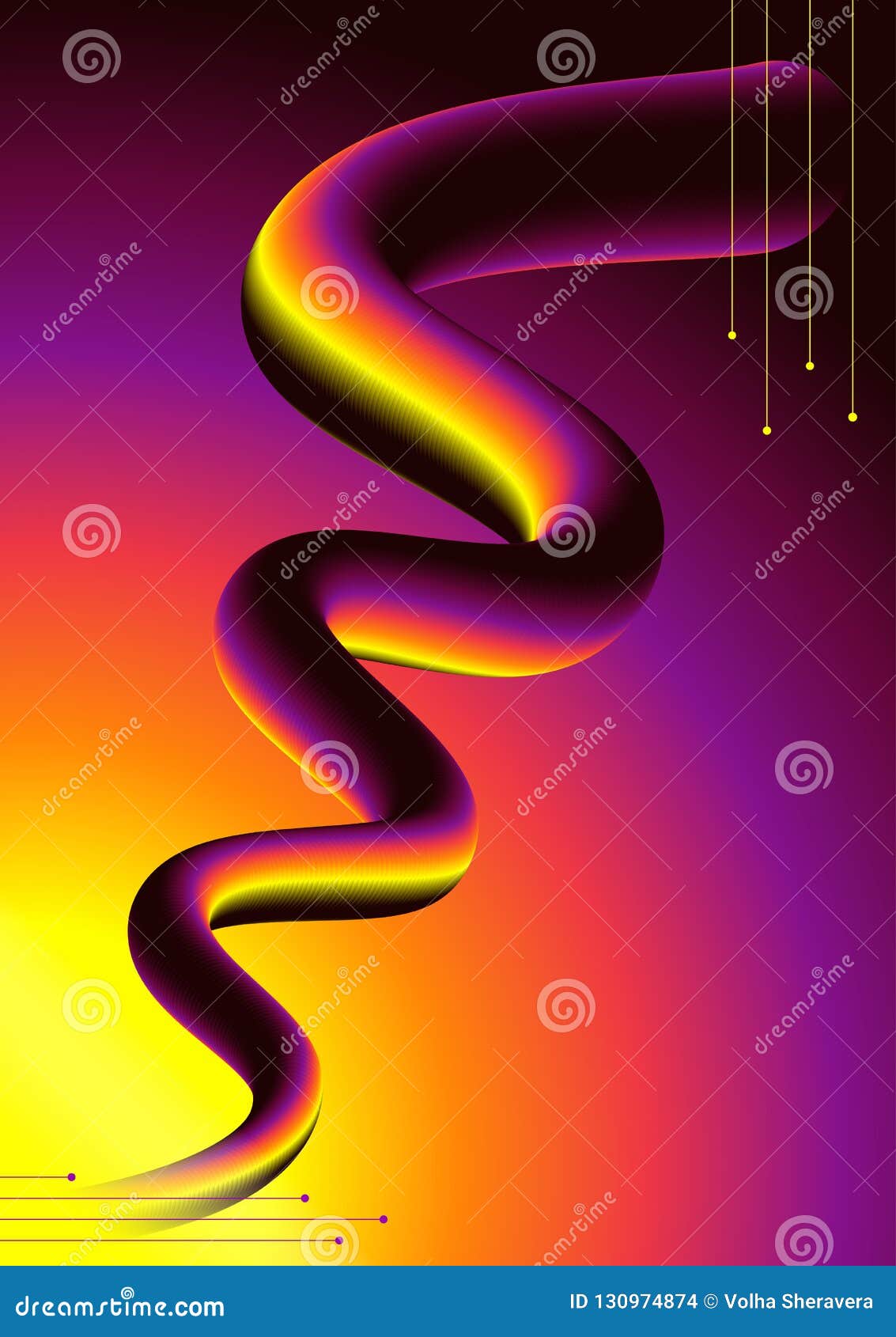 abstract 3d colorful  and 3d  s