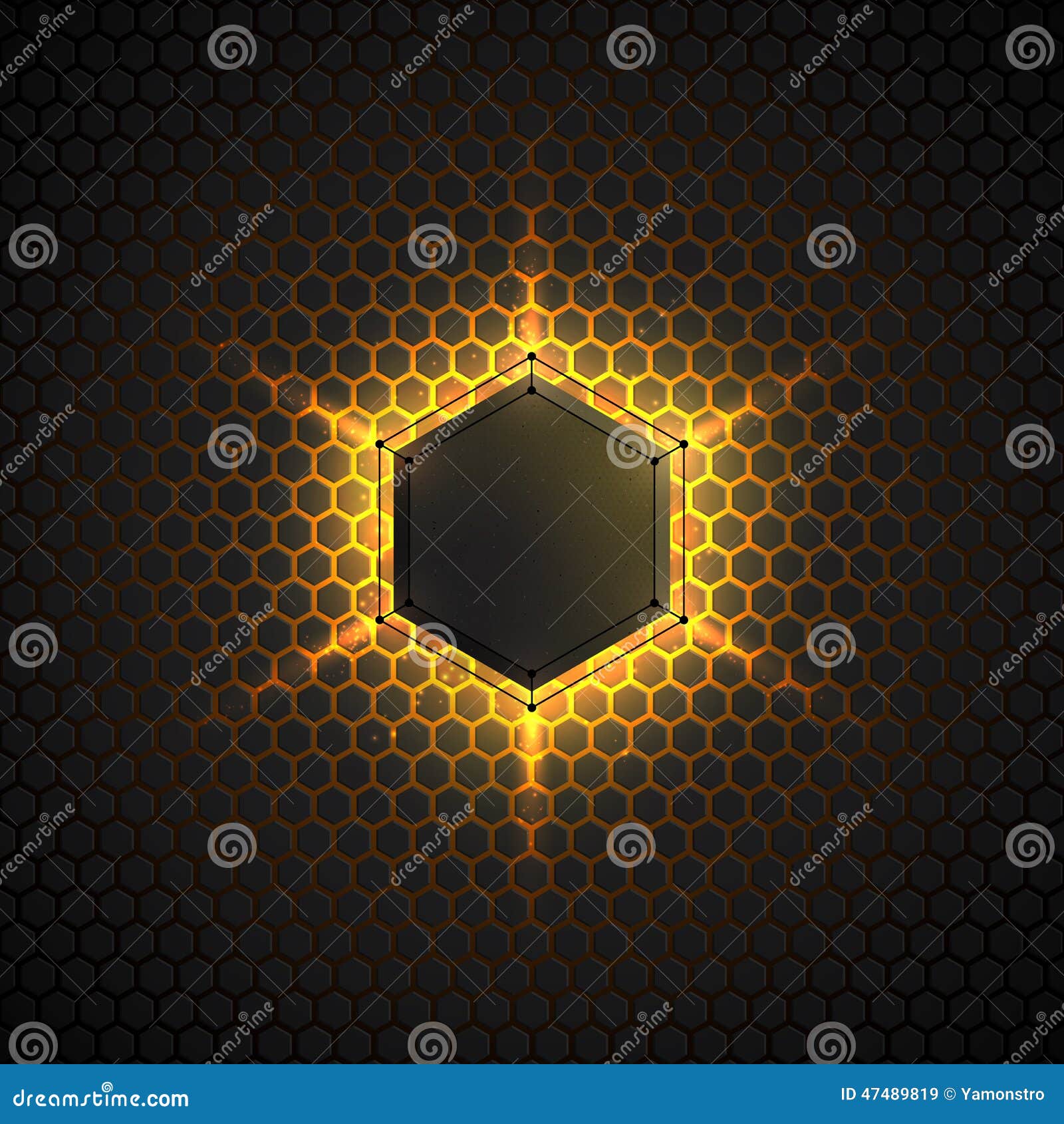 Abstract 3d Vector Dark Background Stock Vector - Illustration of