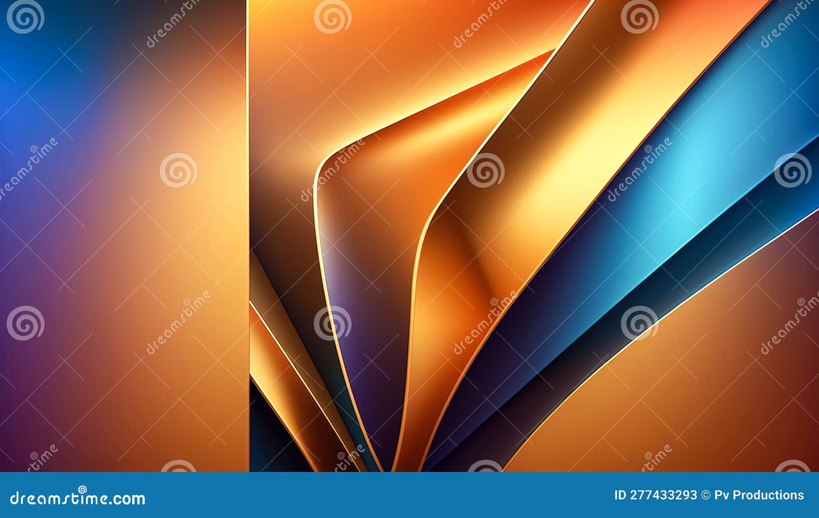 Abstract Dark Background with Colorful Glow, Generative AI. Stock