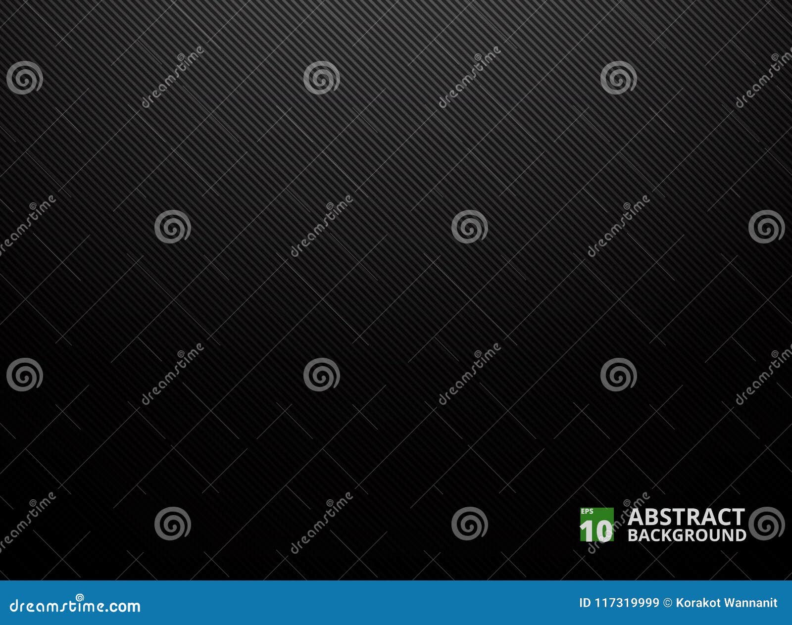 abstract of dark black metallic background with slanting lines of soft striped pattern.