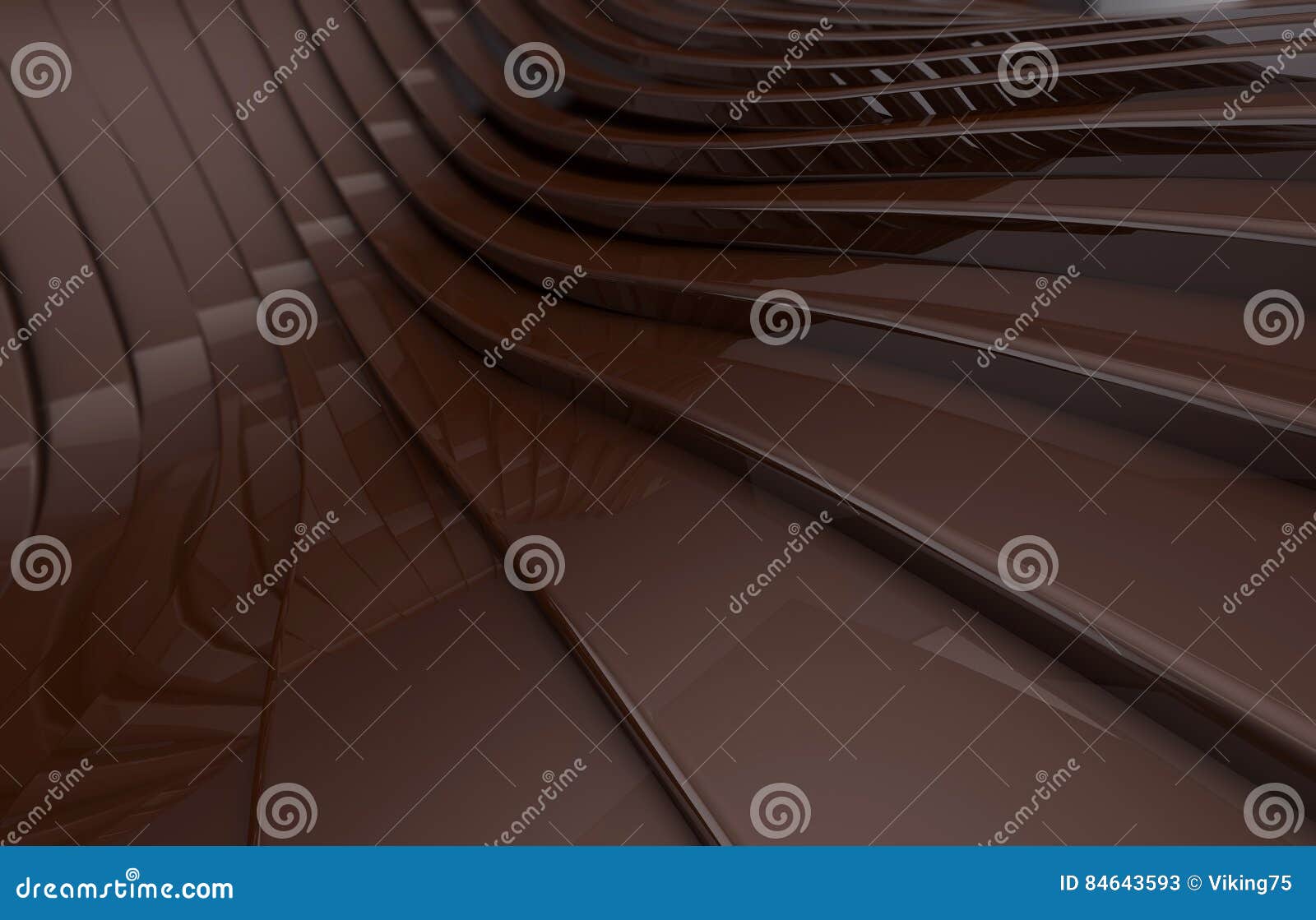 Abstract Dark Brown Metallic Shiny Background Stock Illustration