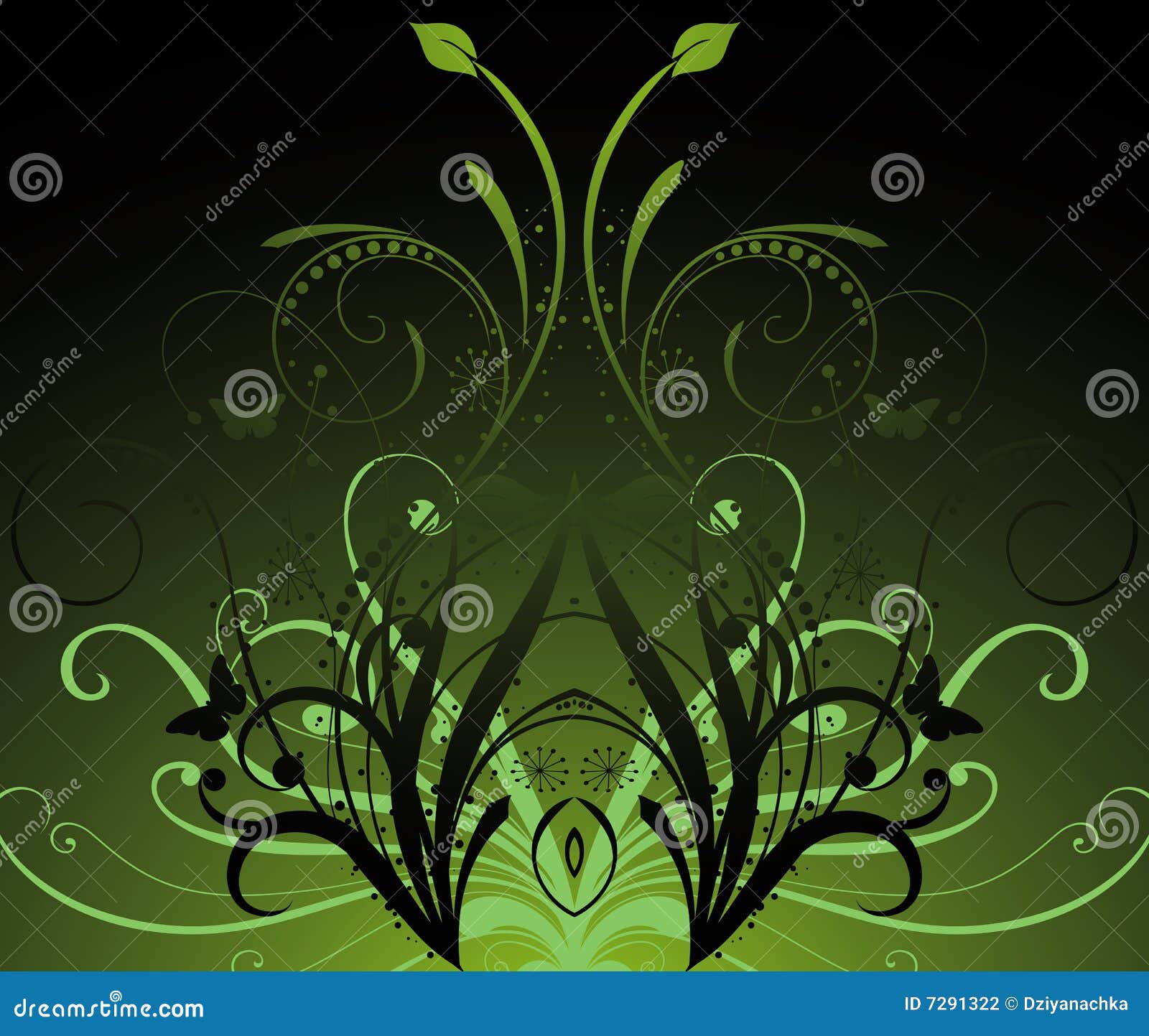 Abstract Dark Green Background Stock Vector - Illustration of creative