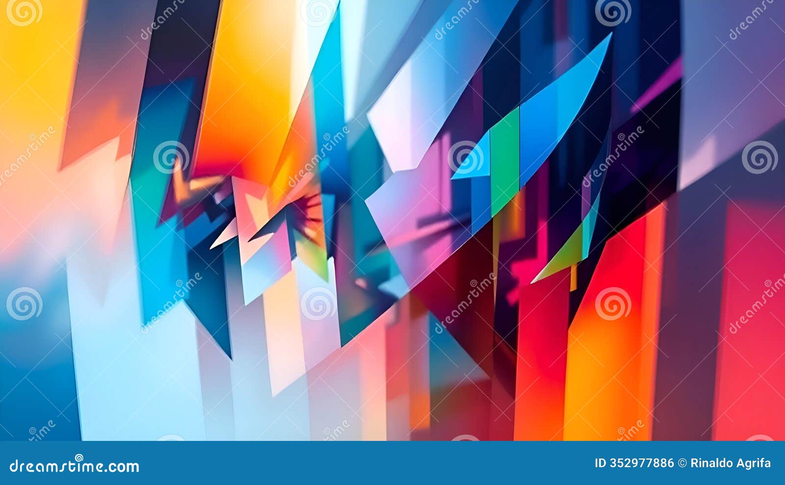 an abstract  with blurred edges, distorted s, and vibrant color gradients creating a mysterious and dynamic look.