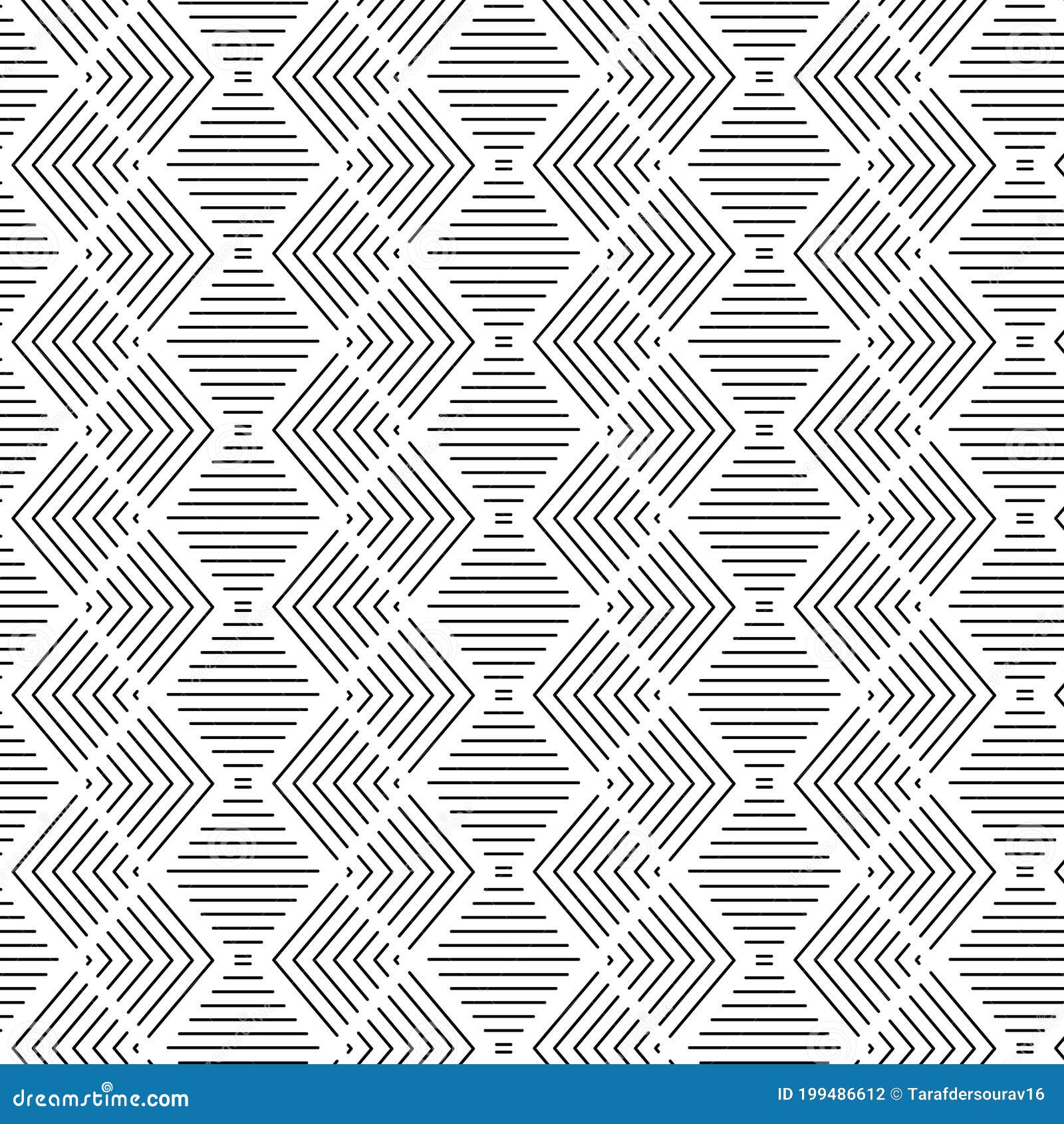 Abstract Diamond Shaped Seamless Pattern with Geometic Design for