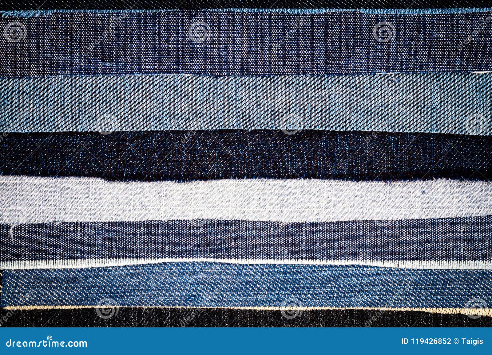 Abstract Different Jeans Stripes Texture Background Stock Photo - Image ...