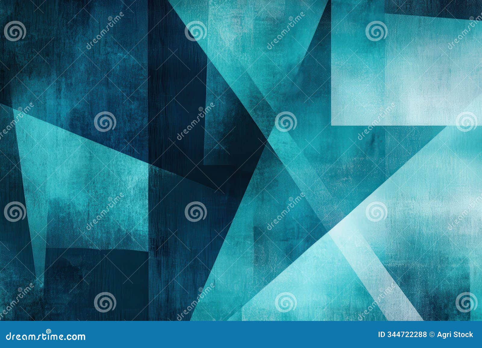 abstract geometric pattern in shades of blue and white