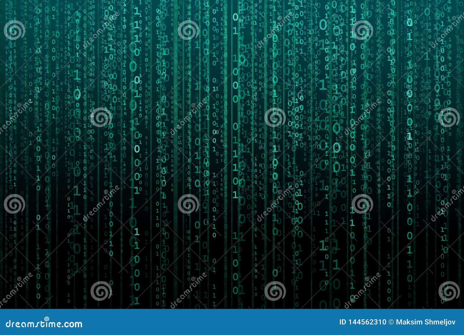 abstract digital background with binary code. hackers, darknet, virtual reality and science fiction.
