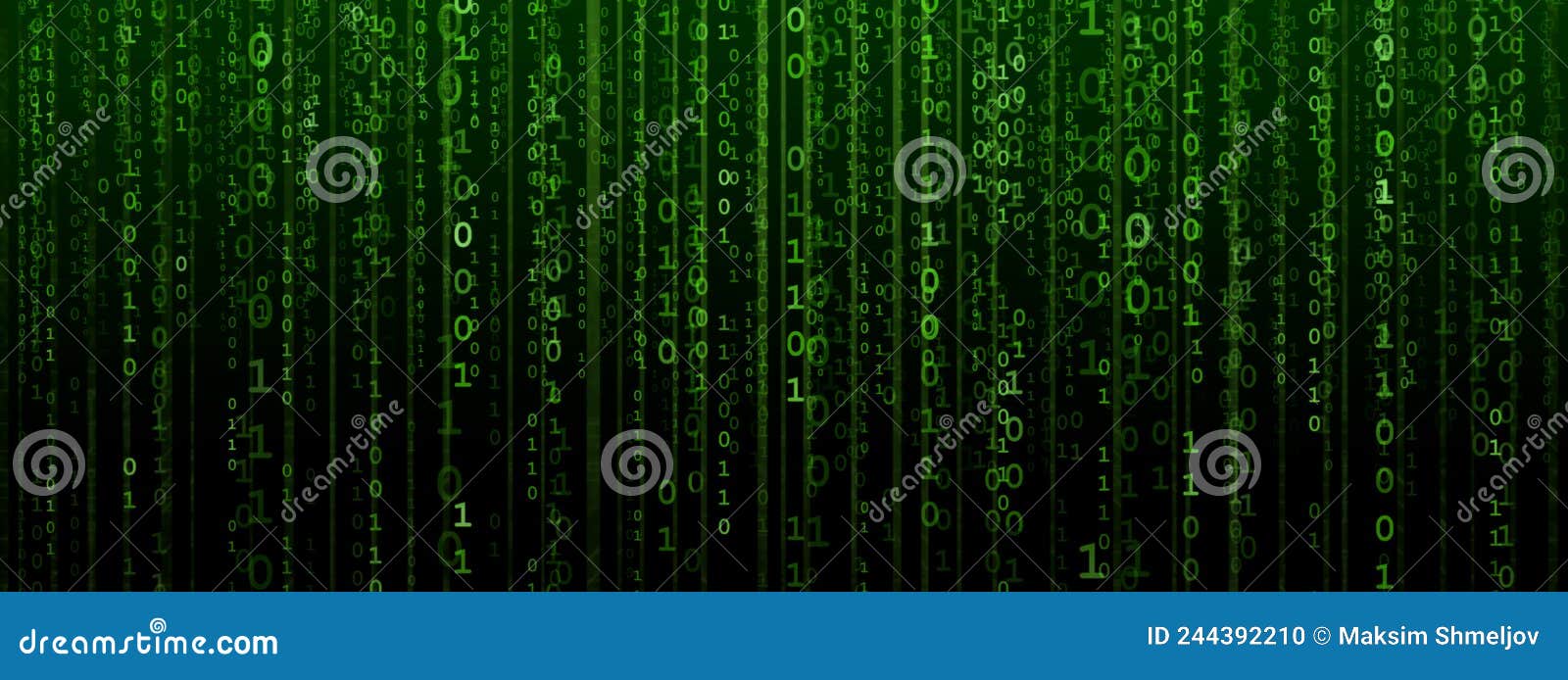 abstract digital background with binary code. hackers, darknet, virtual reality and science fiction.