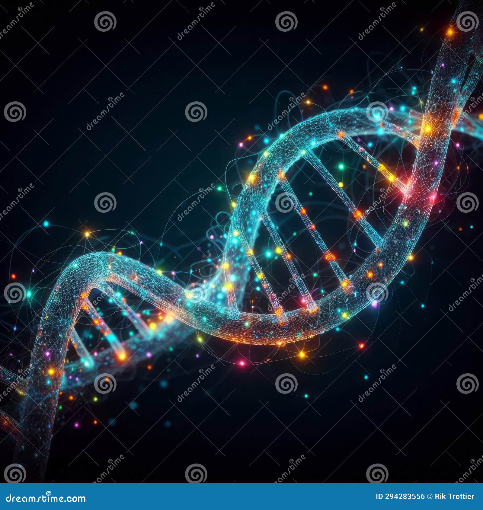 abstract digital dna