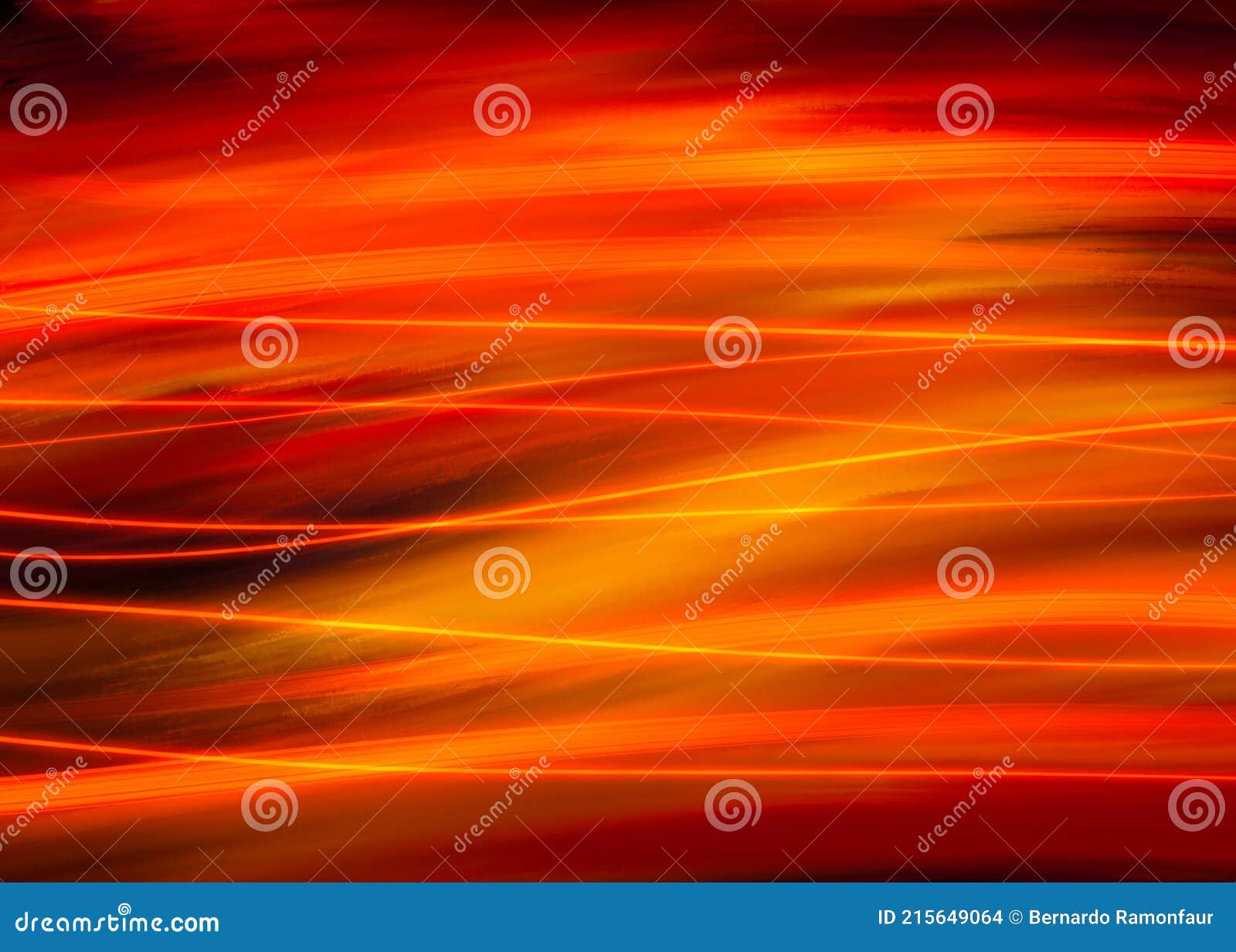 Abstract Digital Fire Flames Painting Stock Photo Image of brush