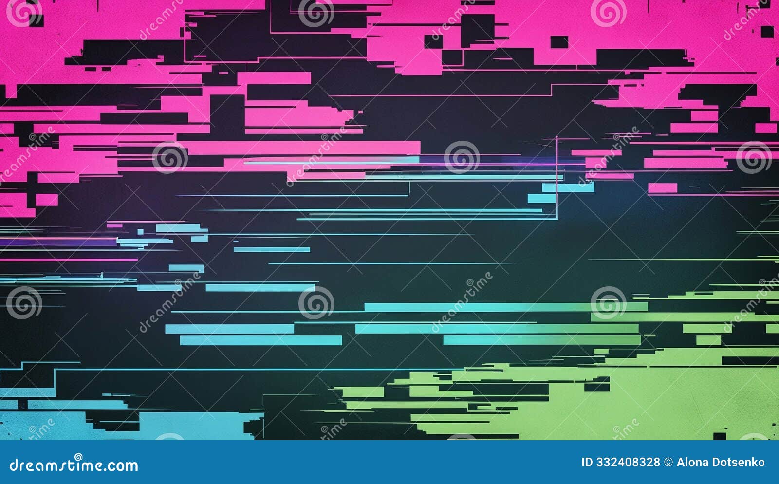 abstract digital glitch tech cyberpunk pixelation distorted lines background wallpaper