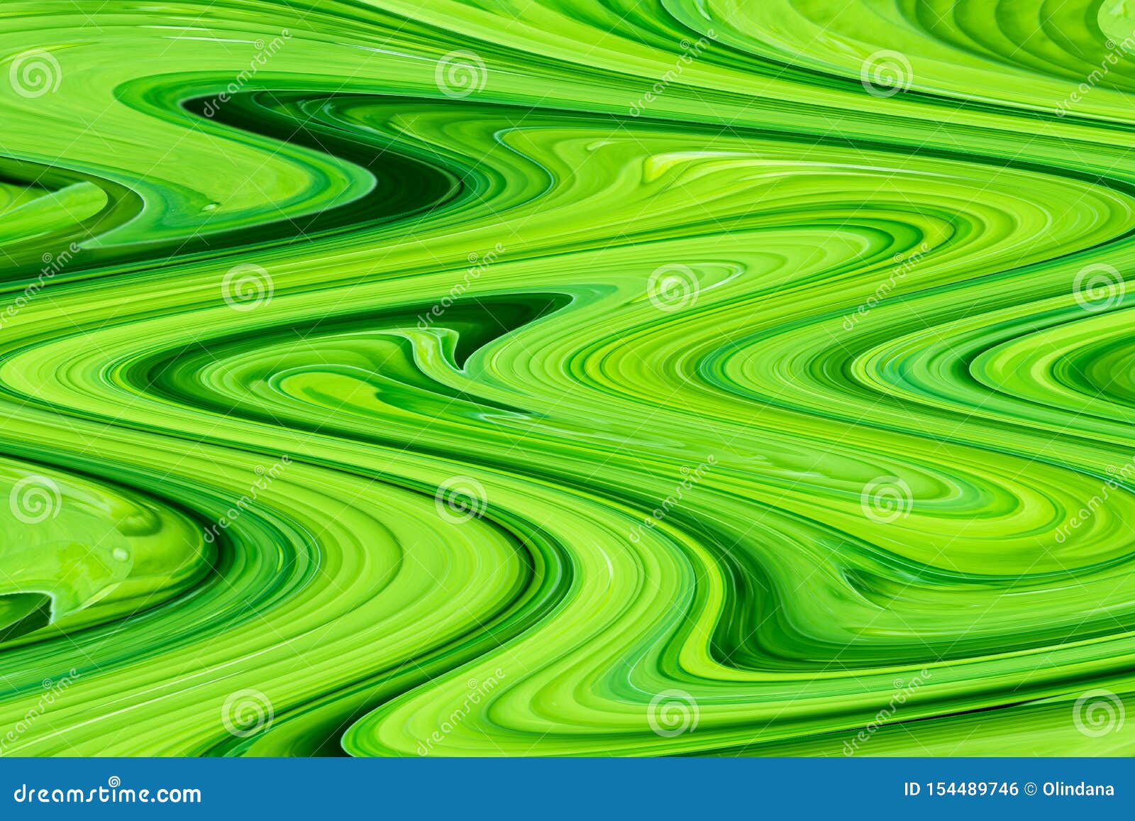 Abstract Digital Liquid Marble Or Mixed Acrylic Paints Effect In Different Shades Of Green Color With Swirly Texture Stock Illustration Illustration Of Creative Marble 154489746