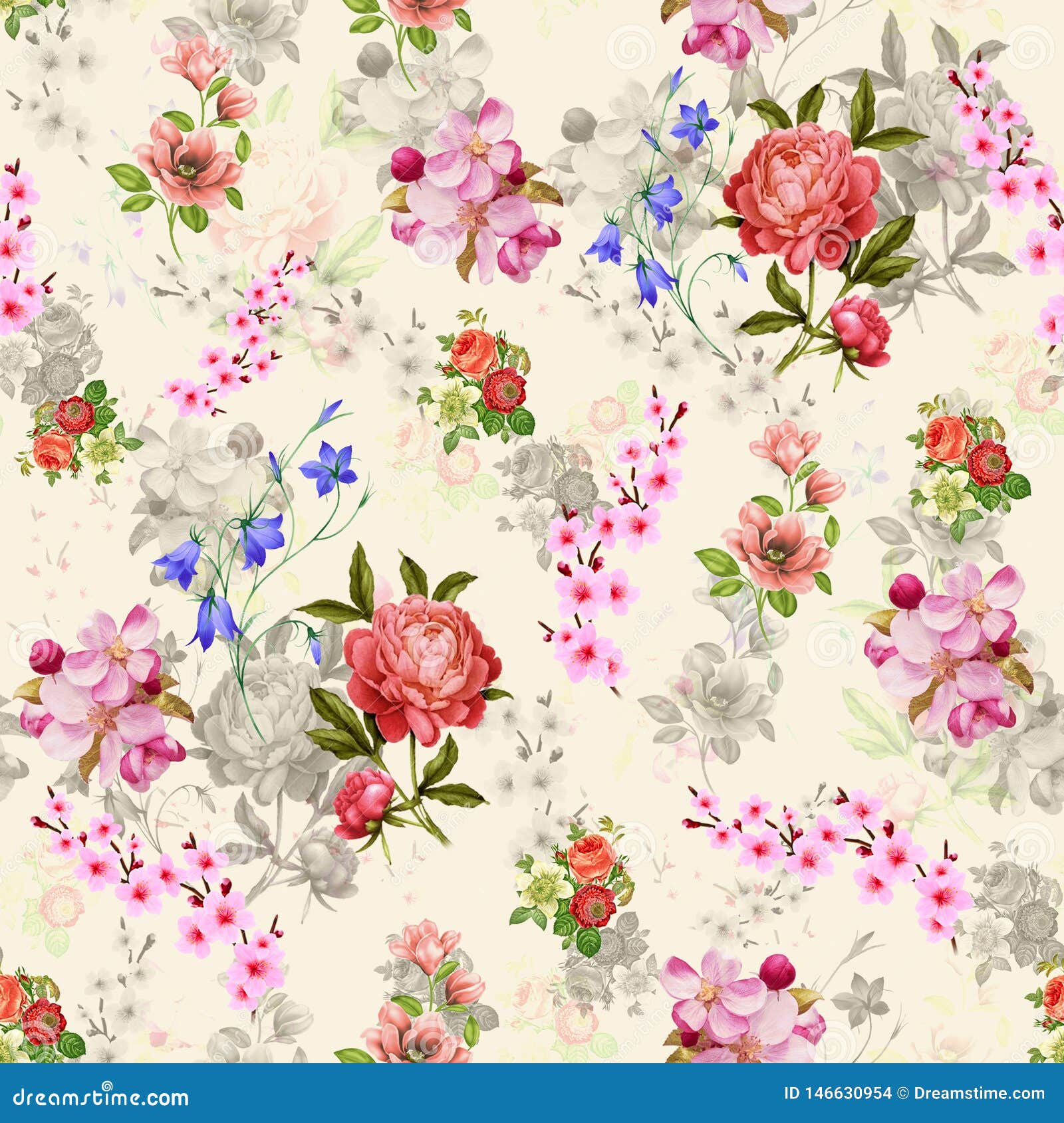 abstract digital print allover