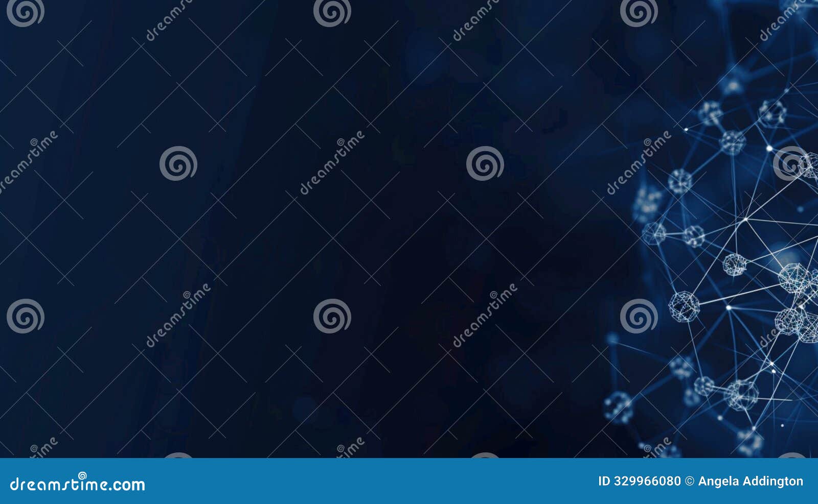 abstract digital sphere network