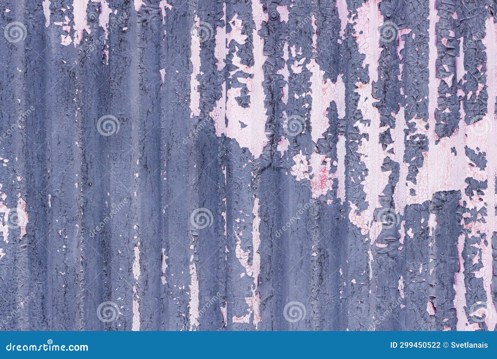 Dirty Corrugated Metal For Texture And Background. Stock Image
