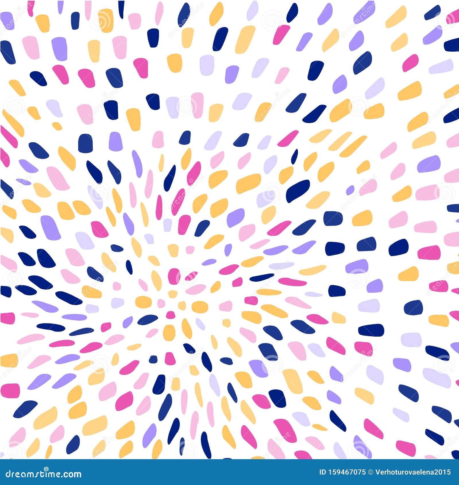 Abstract Doodle Spots For Print Design Art Trendy Minimal Design