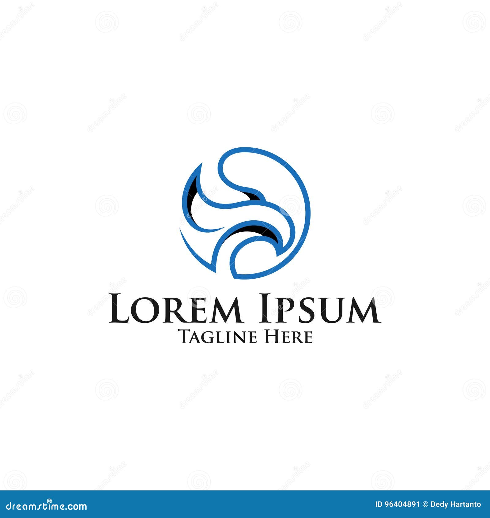 abstract eagle head icon  logo
