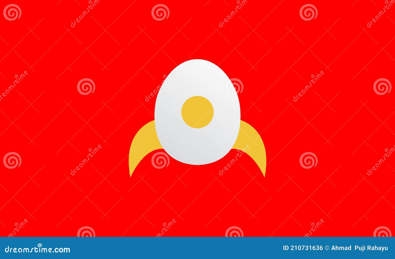 Abstract Egg with Rocket Logo Design Vector Icon Symbol Illustration