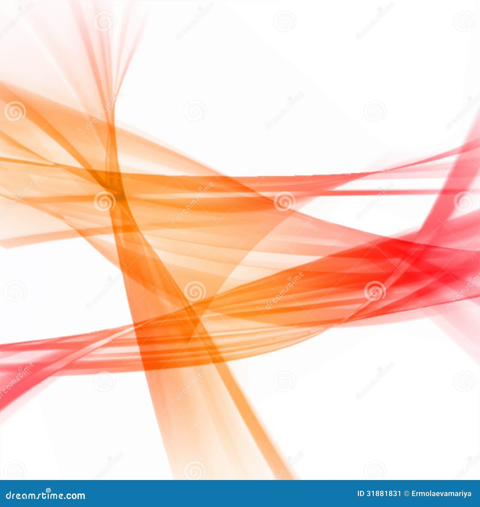 Abstract Elegant Curved Objects. Vector Stock Vector Illustration of