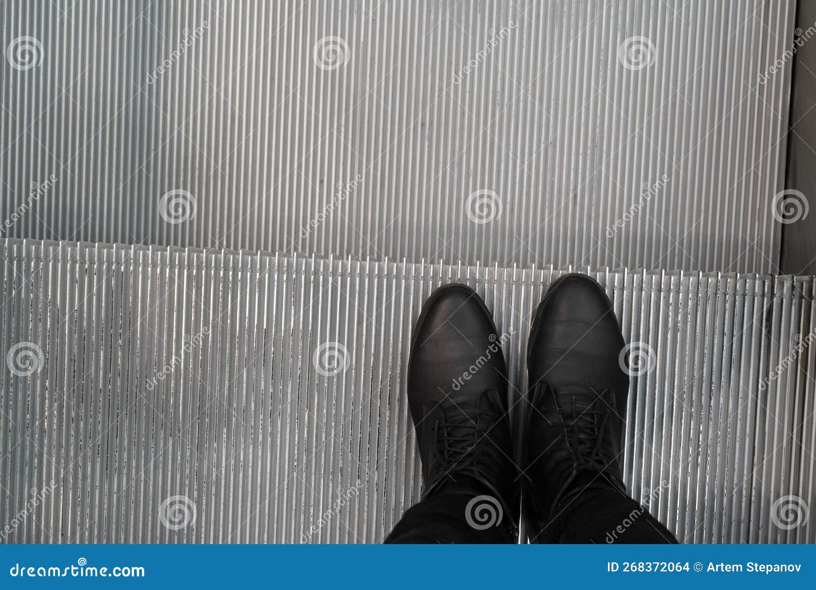 Abstract Escalator, Moving Staircase, Metro Elevator, Electric Stairway ...