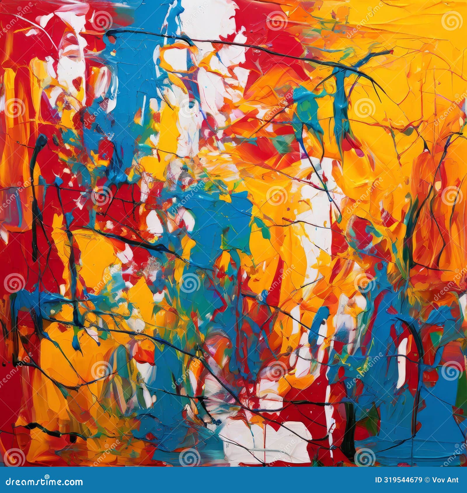 Abstract Expressionism Pastel Patterns RoyaltyFree Stock Photo 314587221