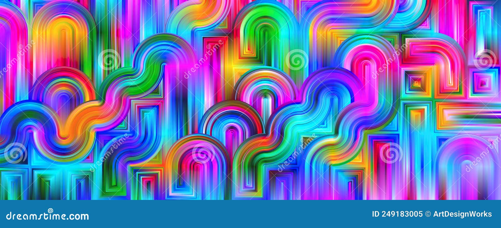 Abstract Eyecatching Colorful Modern Pattern Background Design Stock
