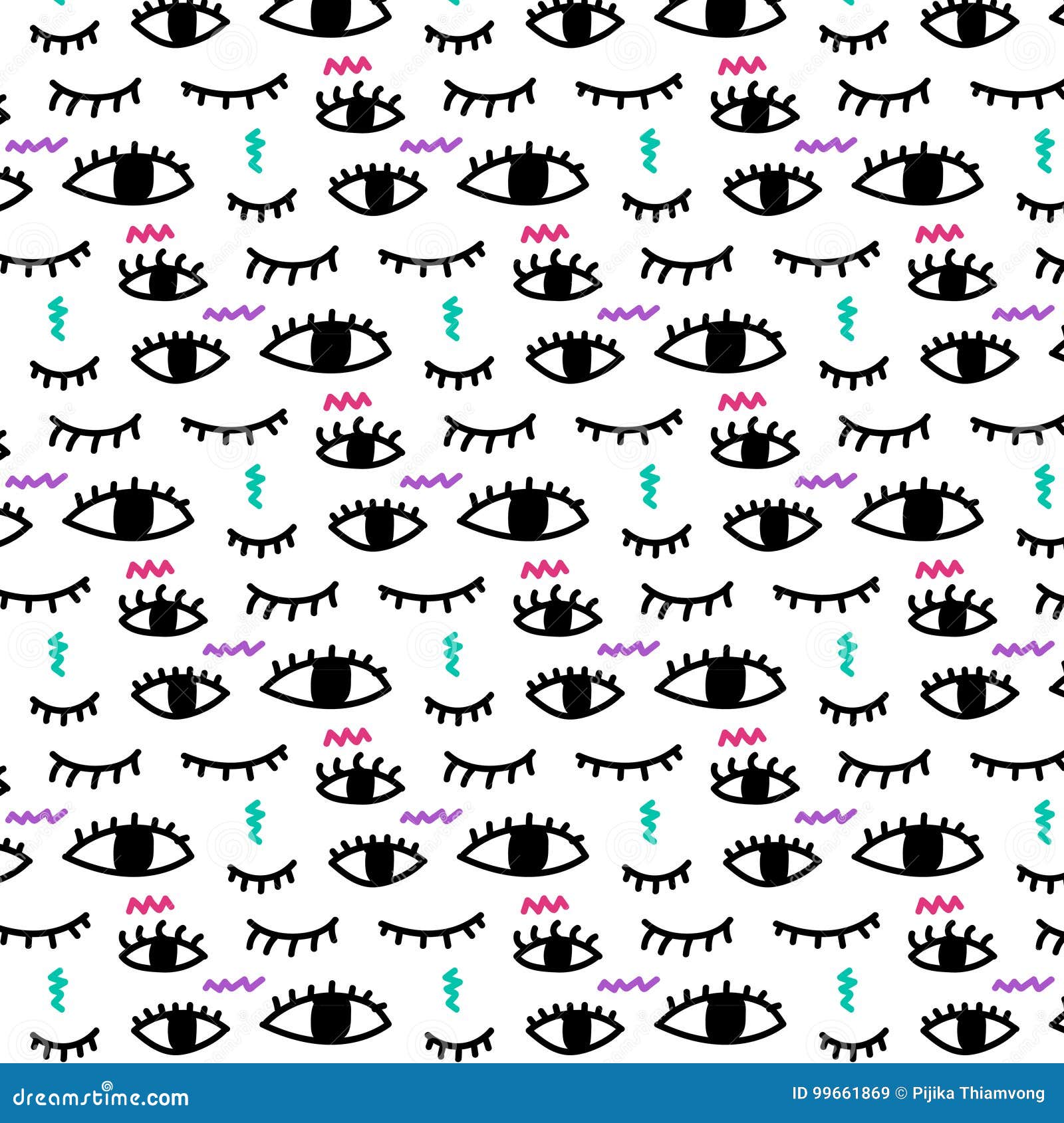 Abstract Eye Pattern. stock vector. Illustration of drawing - 99661869